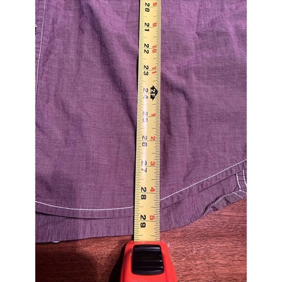 Company 81 Button Up Shirt Mens Large Burgundy Western Long Sleeve Casual - Picture 5 of 5